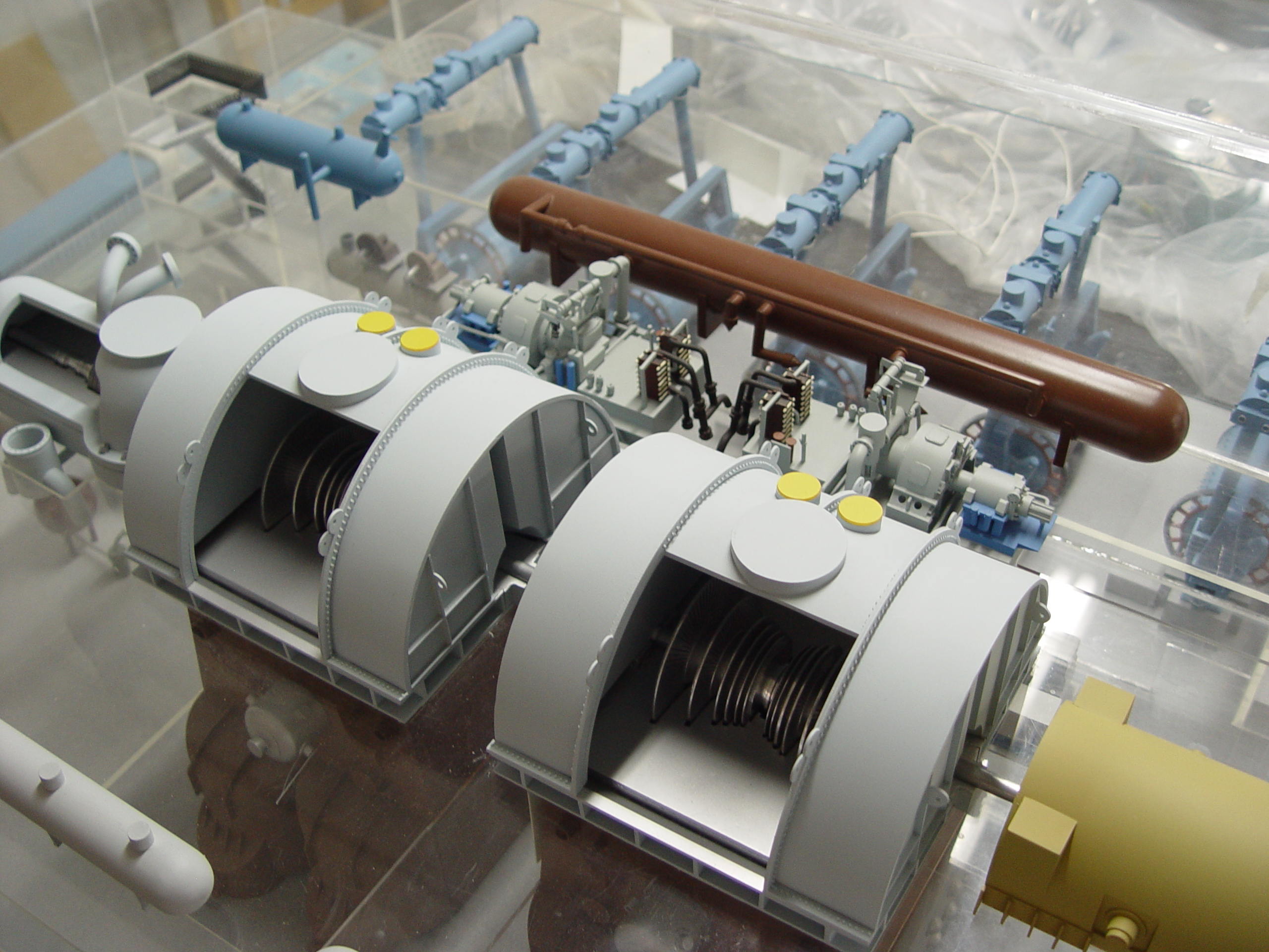 電廠生產流程模型1:75比例