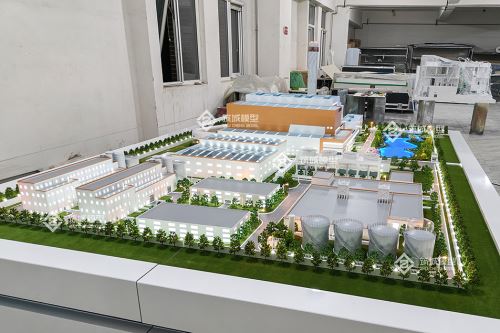 國機集團孟加拉北達卡垃圾發電沙盤模型制作 | 垃圾焚燒發電廠沙盤模型定制 - 北京筑城世紀